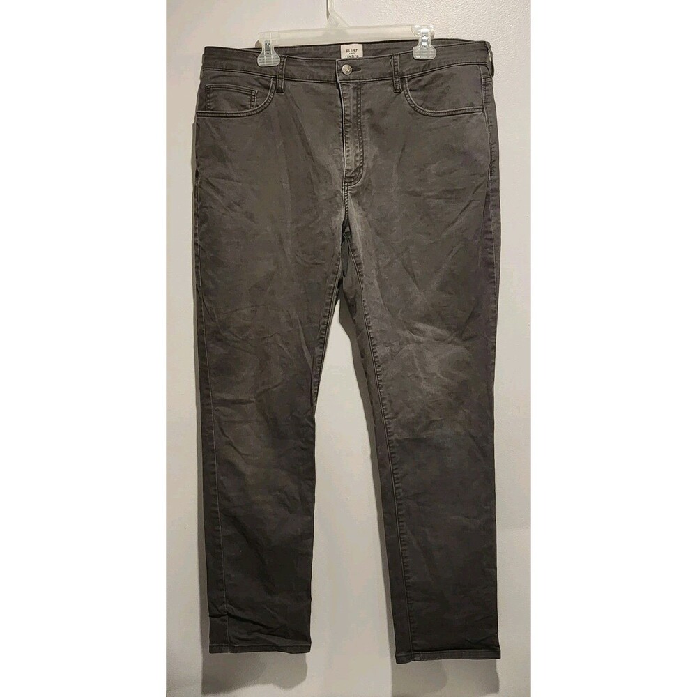 Flint and Tinder Athletic Tapered Fit Dark Gray Men's Pants Size 36x32